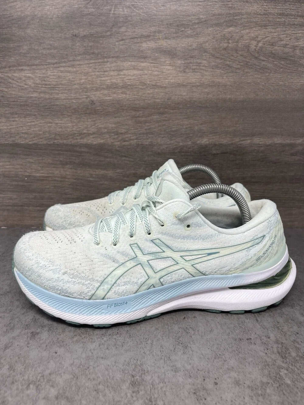 ASICS Gel Kayano 29 Womens Size 9.5 White Mint FF Blast Plus Running 1012B272
